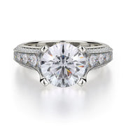 MICHAEL M Engagement Rings White Gold Strada R656-2 R656-2WG