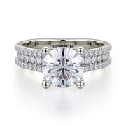 MICHAEL M Engagement Rings White Gold Strada R671-1.5 R671-1.5WG
