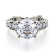 MICHAEL M Engagement Rings White Gold Strada R675-2 R675-2WG