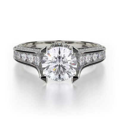 MICHAEL M Engagement Rings White Gold Strada R678-1.5 R678-1.5WG