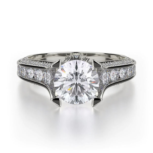 MICHAEL M Engagement Rings White Gold Strada R678-1.5 R678-1.5WG