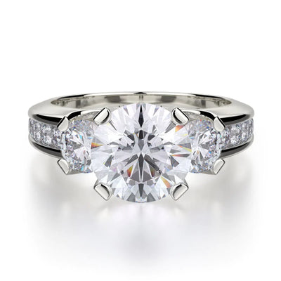 MICHAEL M Engagement Rings White Gold Trinity R429-2 R429-2WG