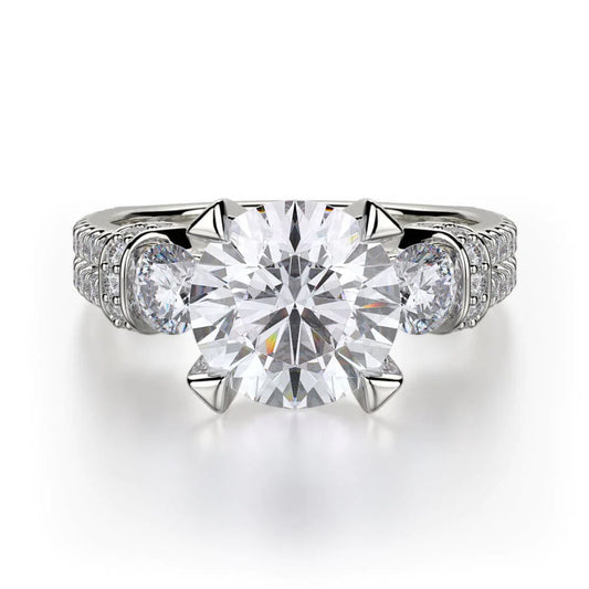MICHAEL M Engagement Rings White Gold Trinity R475-2 R475-2WG