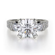 MICHAEL M Engagement Rings White Gold Trinity R475-2 R475-2WG