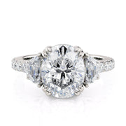 MICHAEL M Engagement Rings White Gold Trinity R759-3