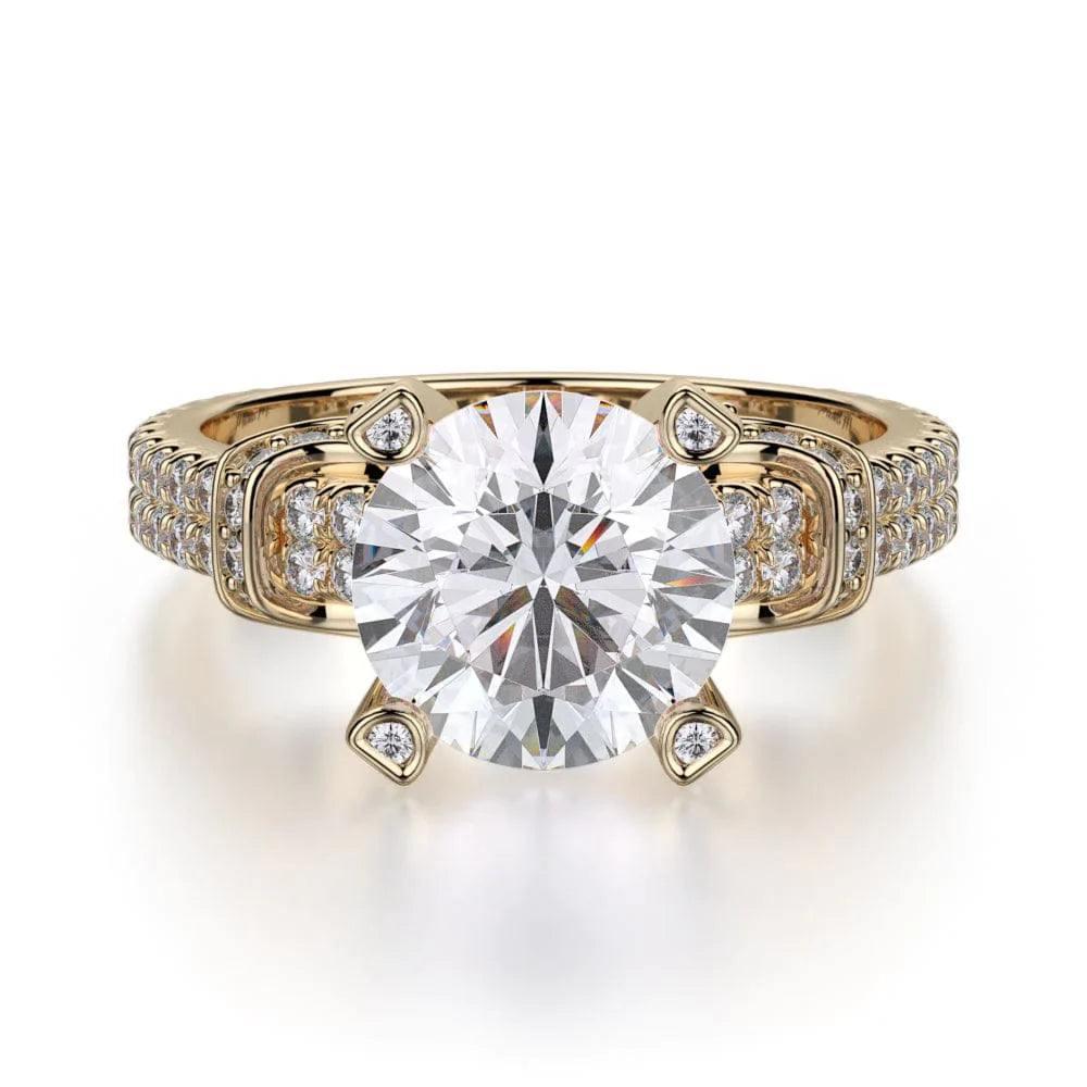 MICHAEL M Engagement Rings Yellow Gold Europa R674-2 R674-2YG