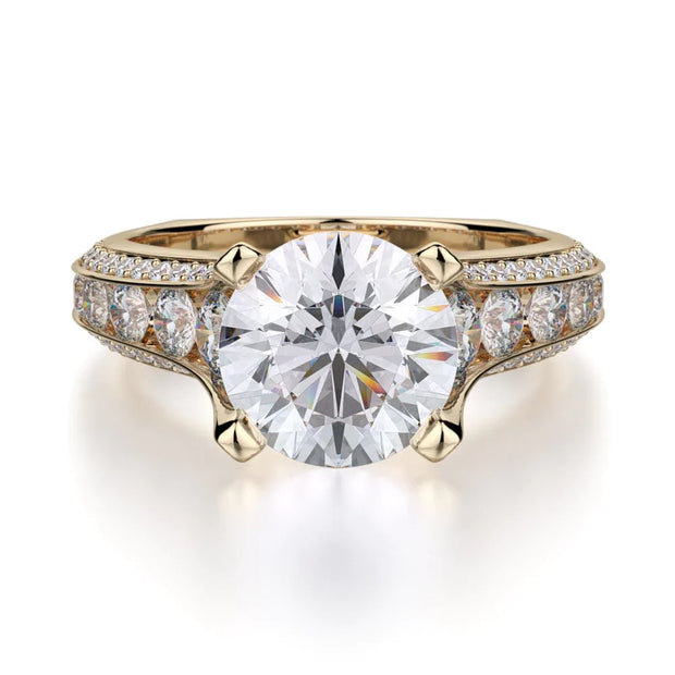 MICHAEL M Engagement Rings Yellow Gold Strada R656-2 R656-2YG