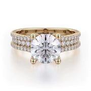 MICHAEL M Engagement Rings Yellow Gold Strada R671-1.5 R671-1.5YG