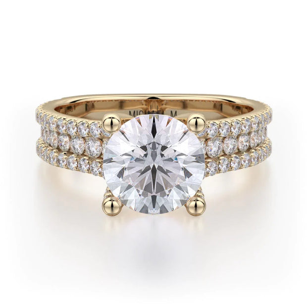 MICHAEL M Engagement Rings Yellow Gold Strada R671-1.5 R671-1.5YG
