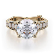 MICHAEL M Engagement Rings Yellow Gold Strada R675-2 R675-2YG