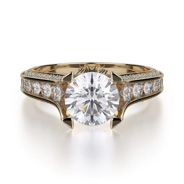 MICHAEL M Engagement Rings Yellow Gold Strada R678-1.5 R678-1.5YG