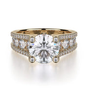 MICHAEL M Engagement Rings Yellow Gold Strada R679-2 R679-2YG