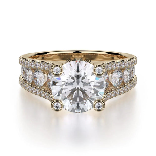 MICHAEL M Engagement Rings Yellow Gold Strada R679-2 R679-2YG