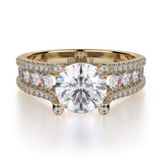 MICHAEL M Engagement Rings Yellow Gold Strada R679S-1.5 R679S-1.5YG