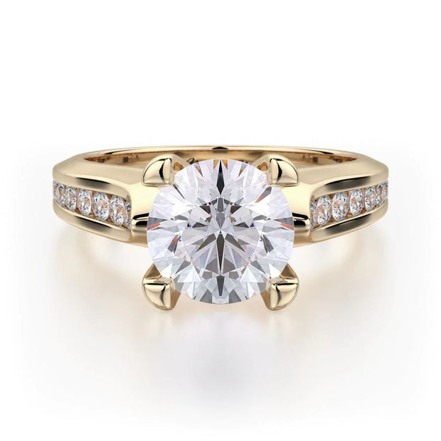 MICHAEL M Engagement Rings Yellow Gold Strada R684-1.5 R684-1.5YG
