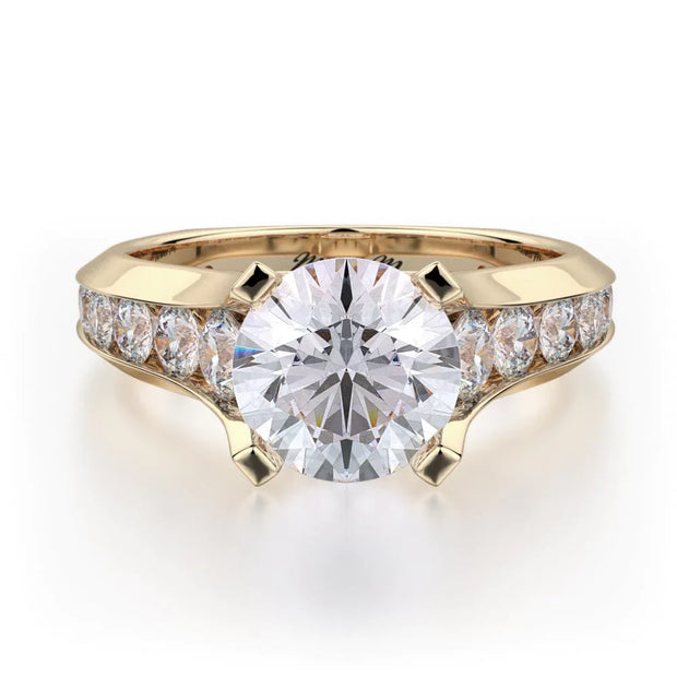 MICHAEL M Engagement Rings Yellow Gold Strada R687-2 R687-2YG