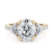 MICHAEL M Engagement Rings Yellow Gold Trinity R759-3