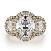 MICHAEL M Engagement Rings Yellow Gold Trinity R776-4