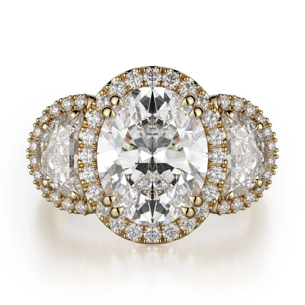 MICHAEL M Engagement Rings Yellow Gold Trinity R776-4