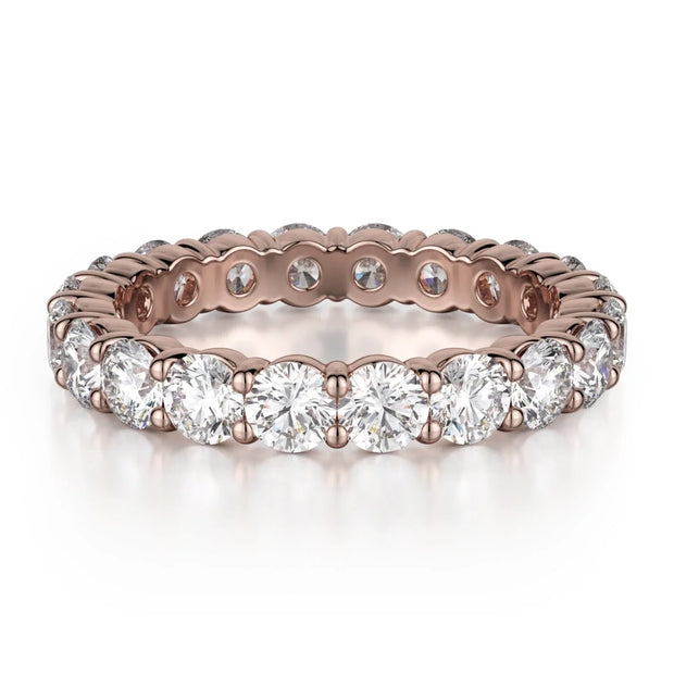 MICHAEL M Wedding Bands 18K Rose Gold / 4 Crown Band B800-3 B8003-RG4