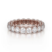 MICHAEL M Wedding Bands 18K Rose Gold Crown Band B328 B328