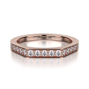 MICHAEL M Wedding Bands 18K Rose Gold Wedding band R697B R697BRG