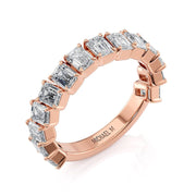 MICHAEL M Wedding Bands 18K Rose Gold Wedding Band R825B