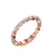 MICHAEL M Wedding Bands 18K Rose Gold Wedding Band R831B