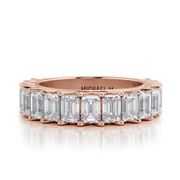 MICHAEL M Wedding Bands 18K Rose Gold Wedding Band R904B R904B-RG