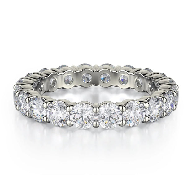 MICHAEL M Wedding Bands 18K White Gold / 4 Crown Band B800-3 B8003-WG4