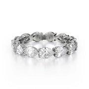 MICHAEL M Wedding Bands 18K White Gold Crown Band B329