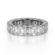MICHAEL M Wedding Bands 18K White Gold Crown Band B330