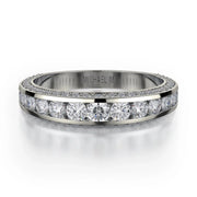 MICHAEL M Wedding Bands 18K White Gold Wedding band R399B
