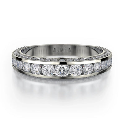 MICHAEL M Wedding Bands 18K White Gold Wedding band R399B