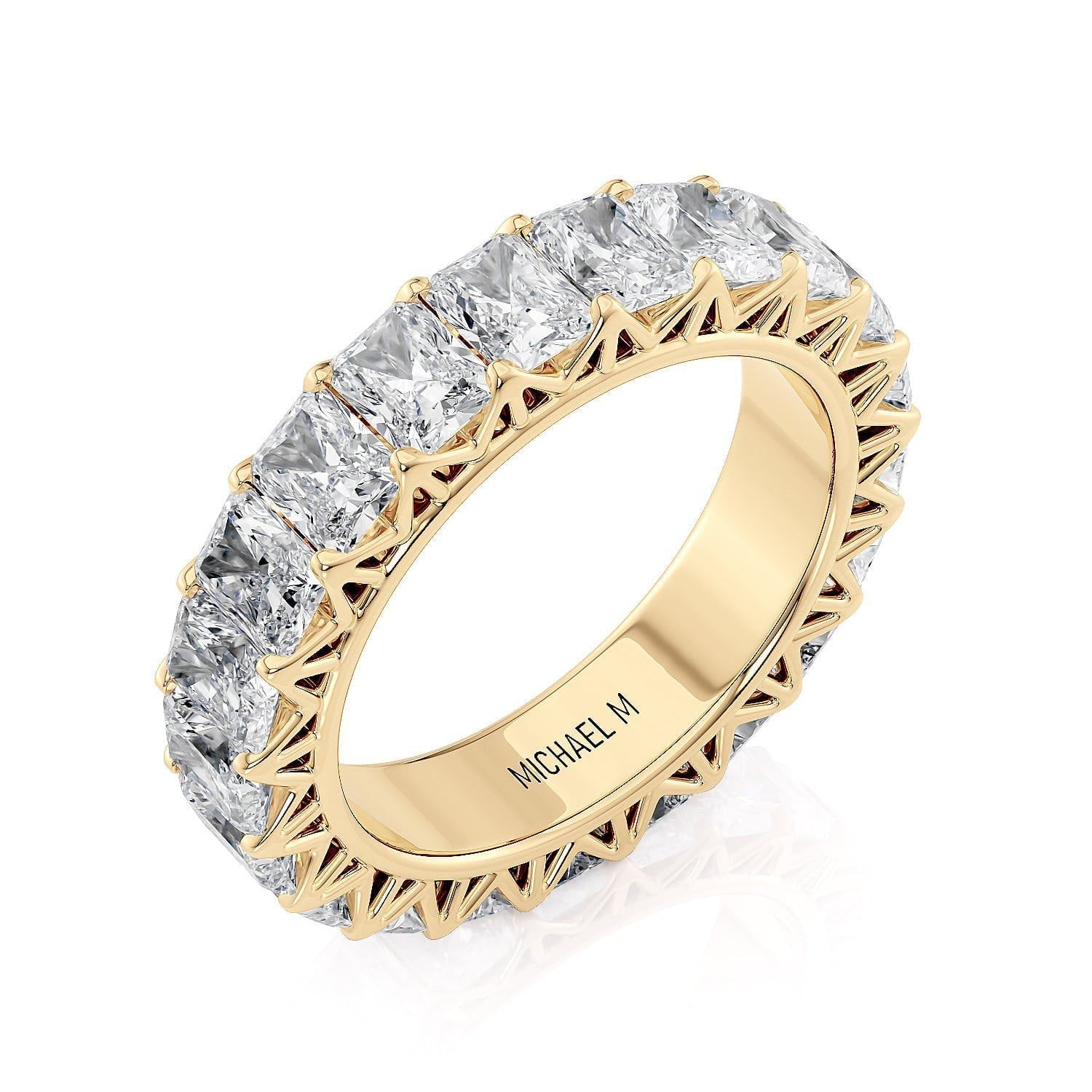 MICHAEL M Wedding Bands 18K Yellow Gold / 6 Crown Band B337