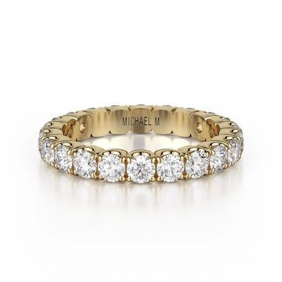 MICHAEL M Wedding Bands 18K Yellow Gold Crown Band B327 B327