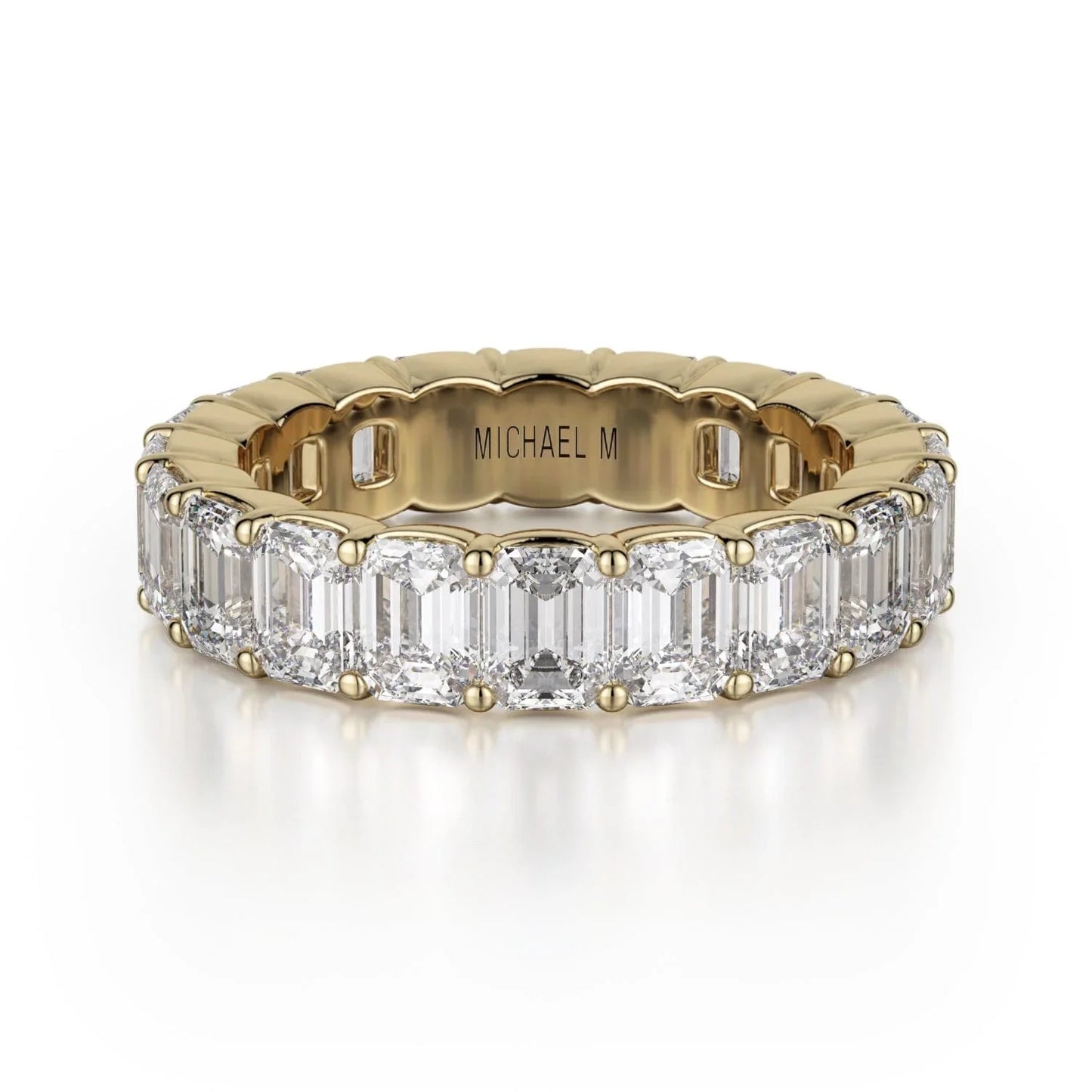 MICHAEL M Wedding Bands 18K Yellow Gold Crown Band B330