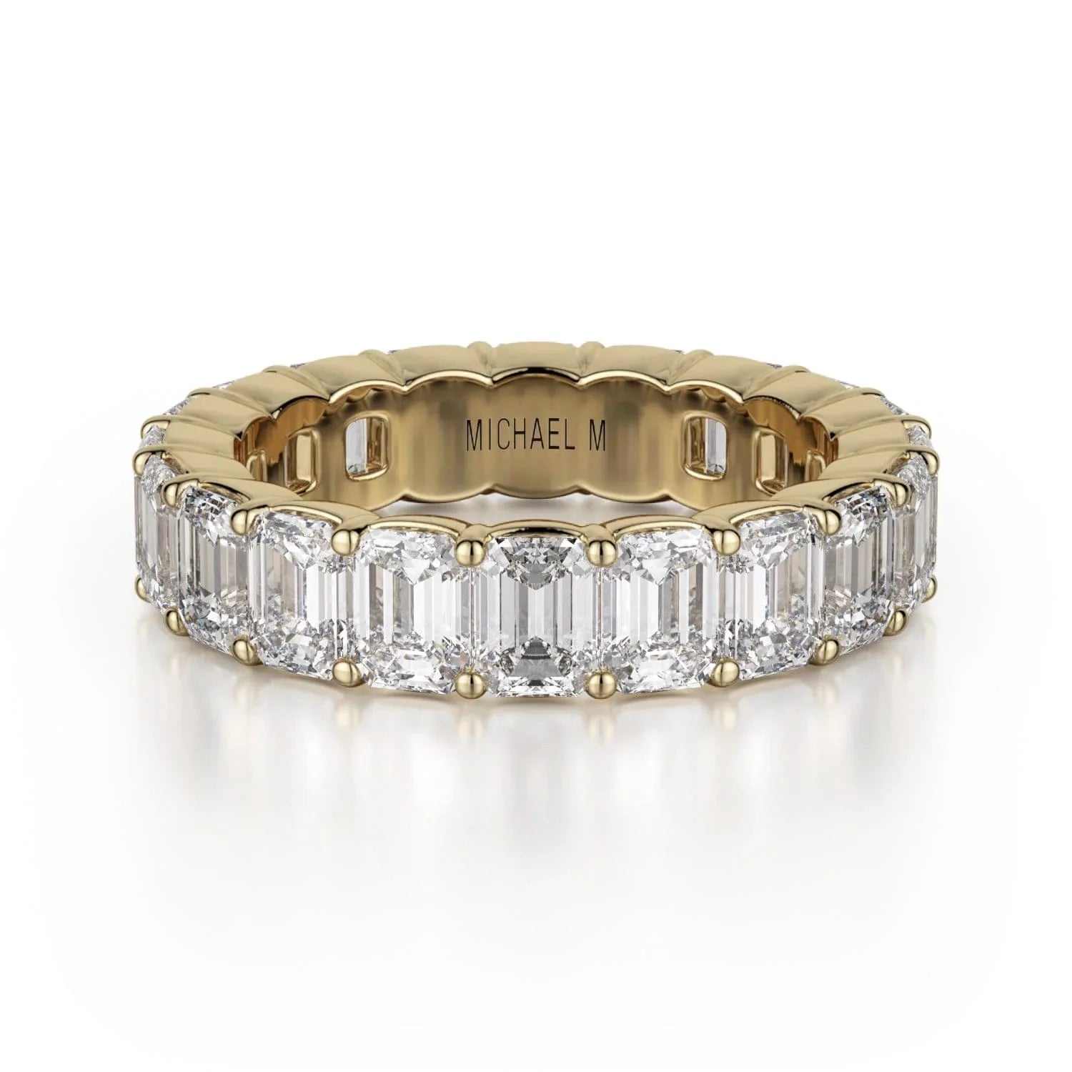 MICHAEL M Wedding Bands 18K Yellow Gold Crown Band B330