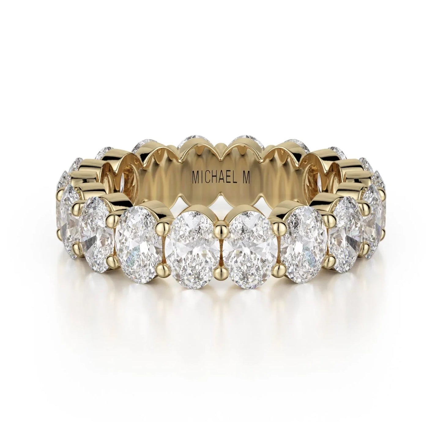 MICHAEL M Wedding Bands 18K Yellow Gold Crown Band B331