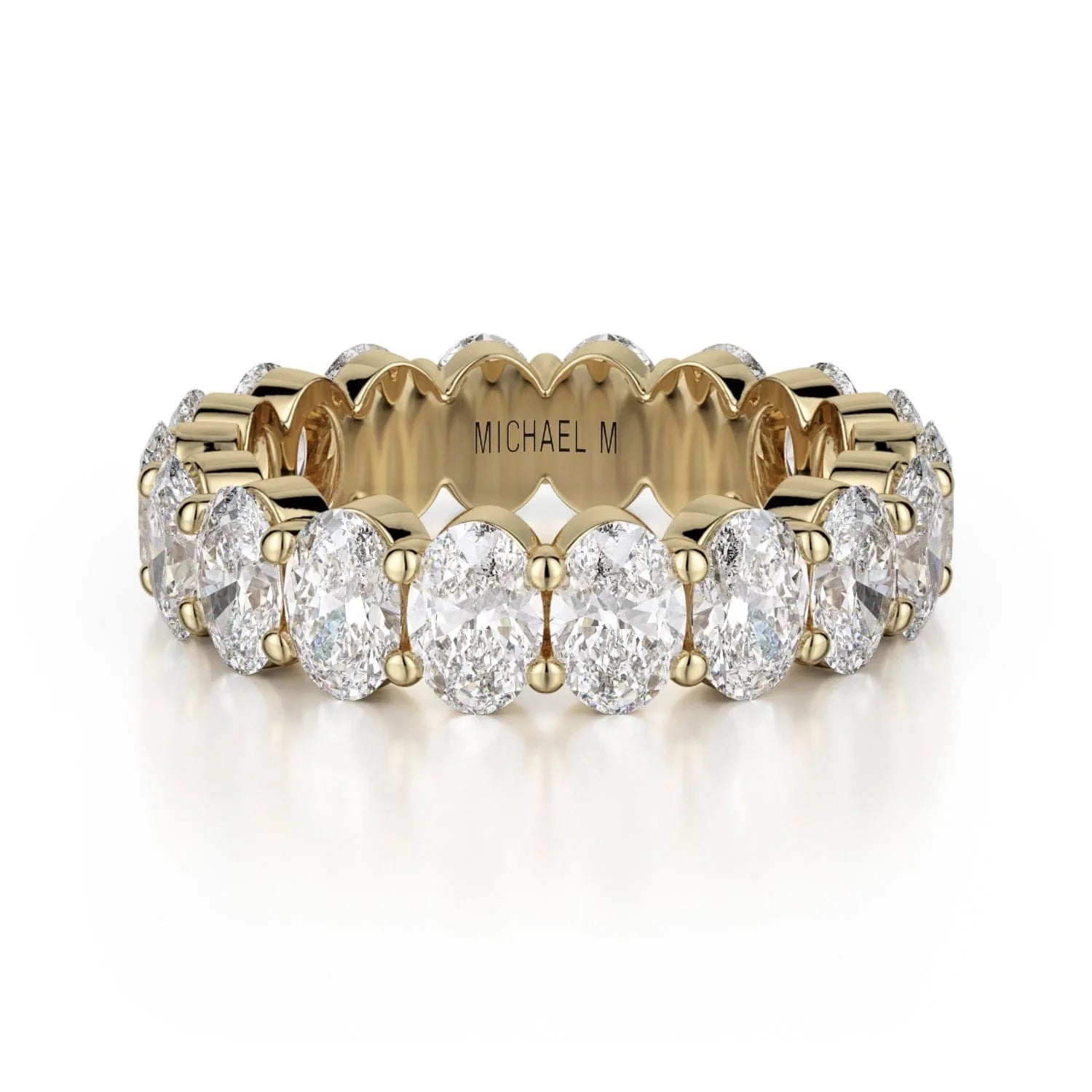MICHAEL M Wedding Bands 18K Yellow Gold Crown Band B331