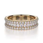 MICHAEL M Wedding Bands 18K Yellow Gold Wedding band R396B