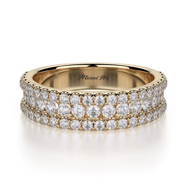 MICHAEL M Wedding Bands 18K Yellow Gold Wedding band R396B