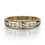 MICHAEL M Wedding Bands 18K Yellow Gold Wedding band R399B