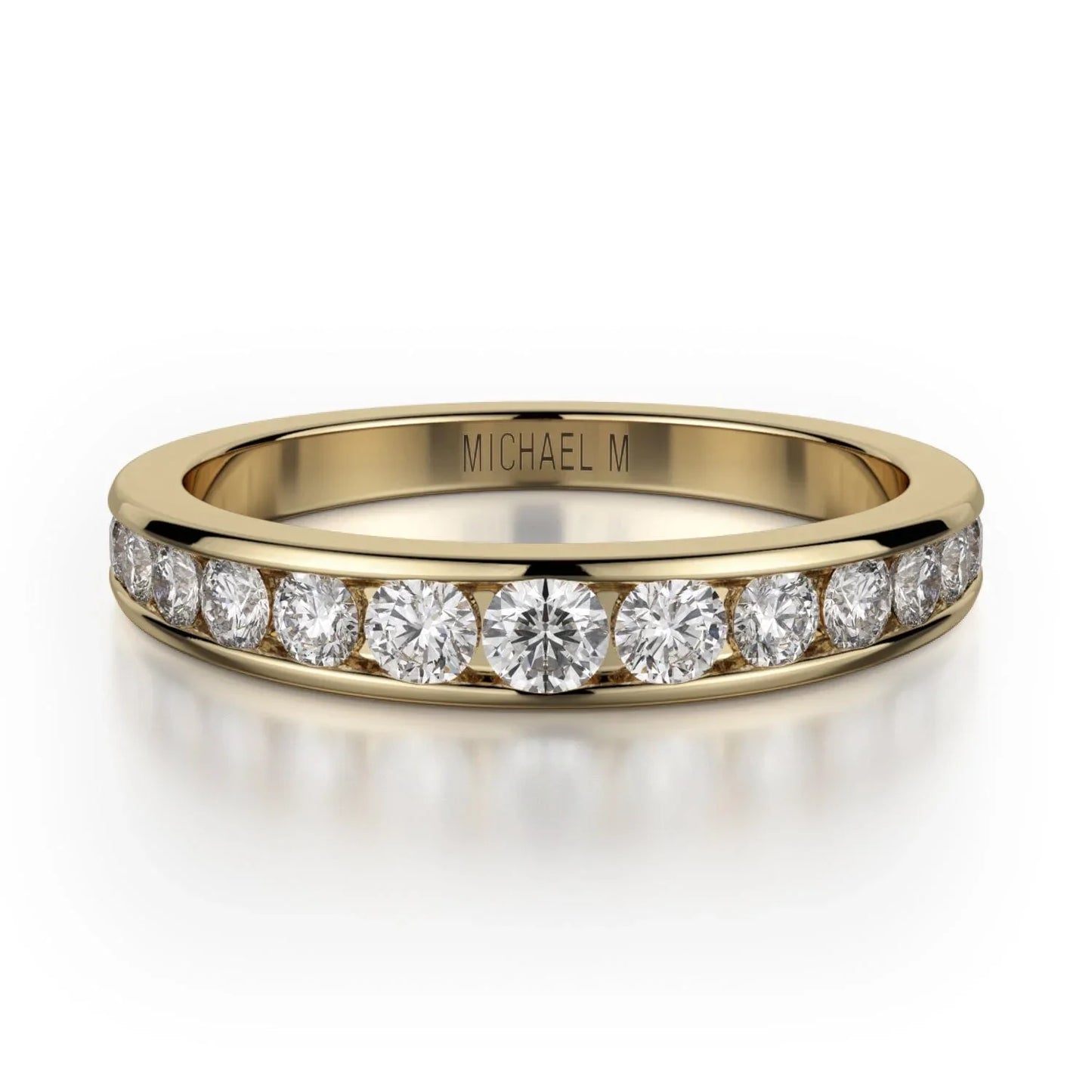 MICHAEL M Wedding Bands 18K Yellow Gold Wedding band R417B