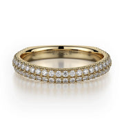 MICHAEL M Wedding Bands 18K Yellow Gold Wedding band R437B
