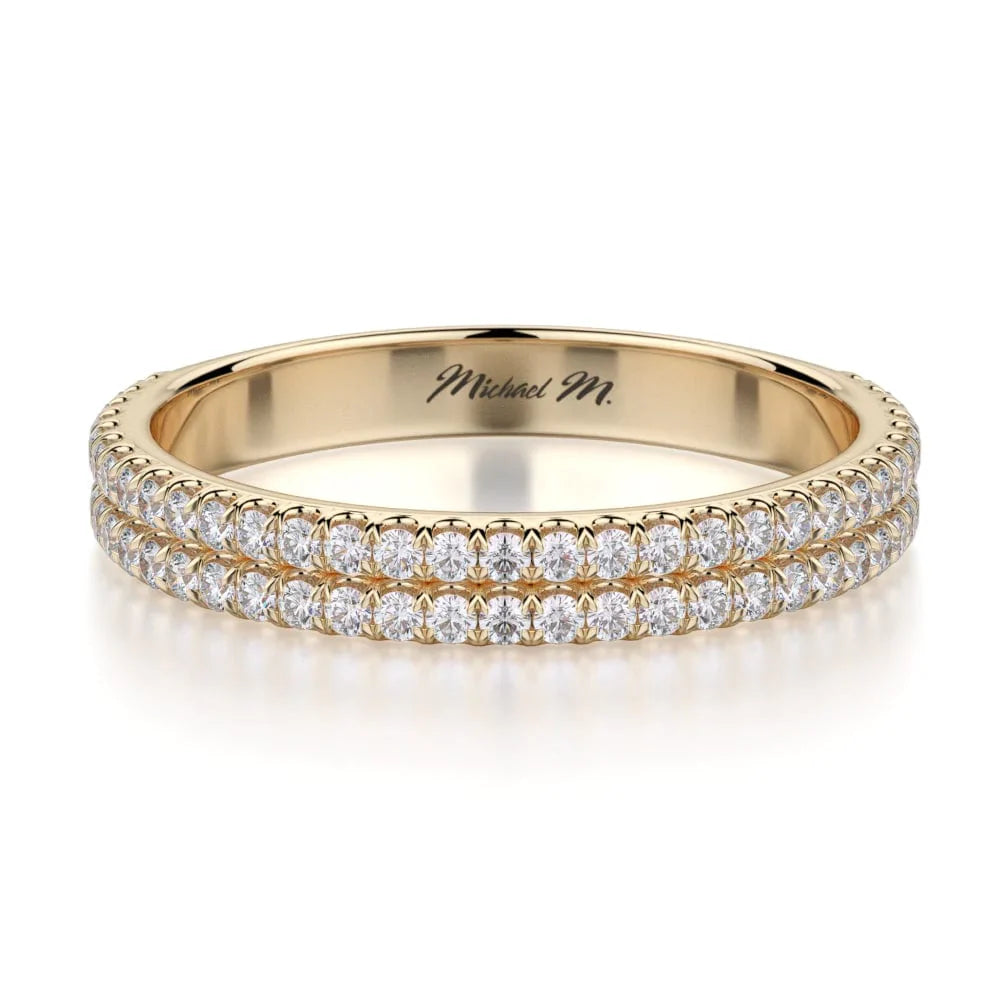 MICHAEL M Wedding Bands 18K Yellow Gold Wedding band R688B R688BYG