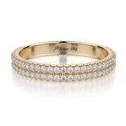 MICHAEL M Wedding Bands 18K Yellow Gold Wedding band R688B R688BYG