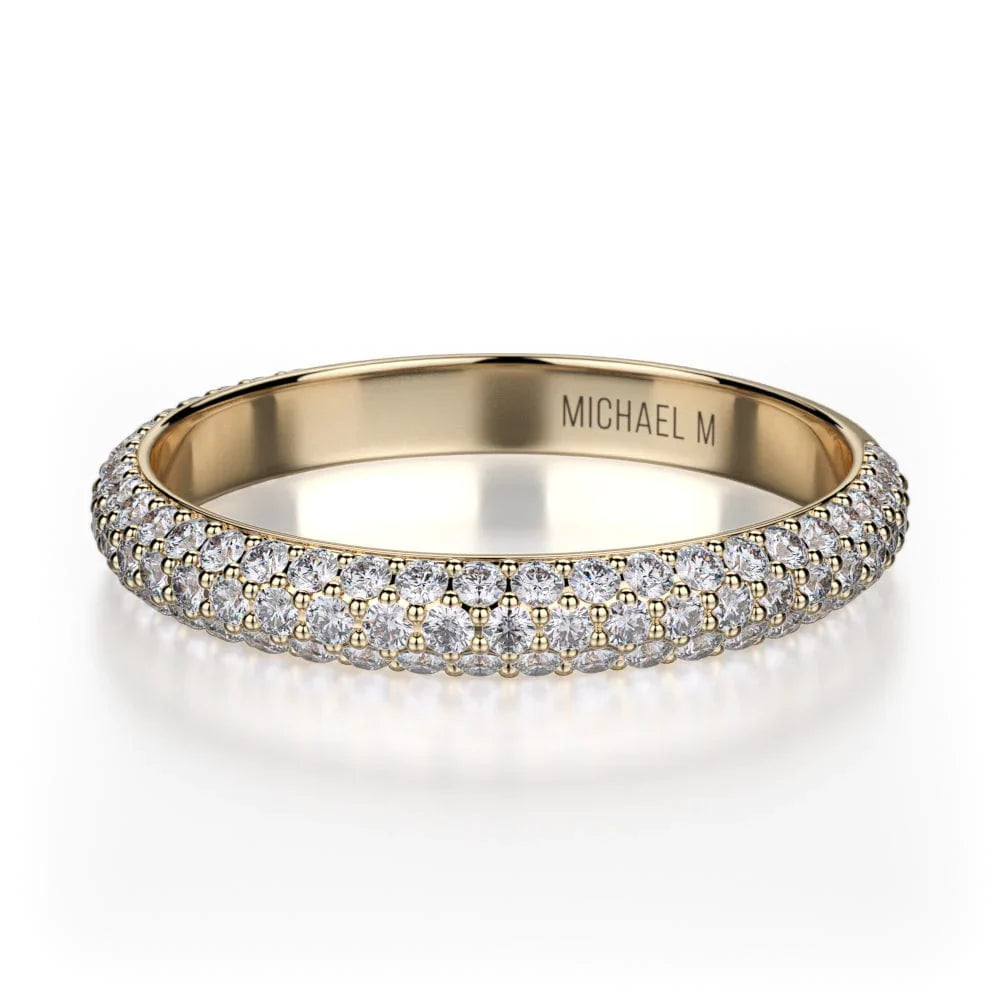 MICHAEL M Wedding Bands 18K Yellow Gold Wedding band R699B R699BYG
