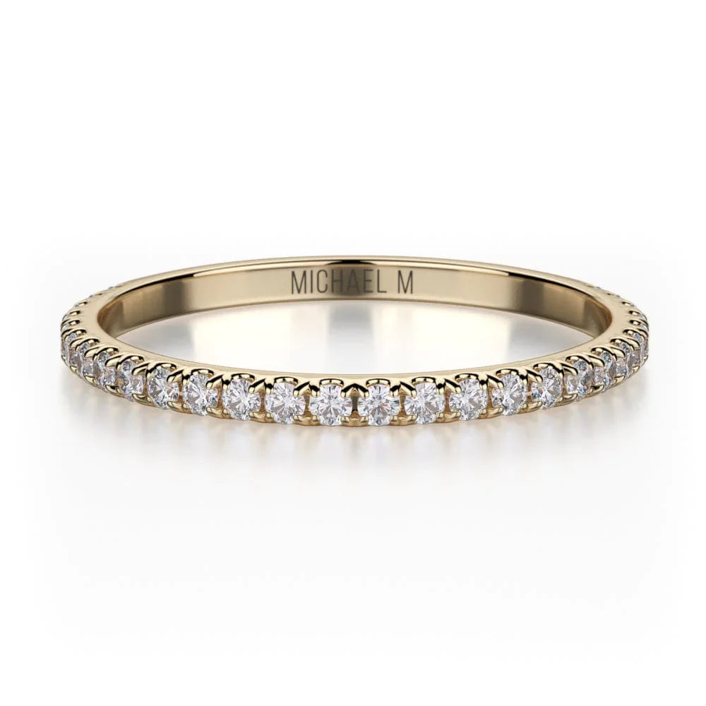MICHAEL M Wedding Bands 18K Yellow Gold Wedding band R706B R706BYG