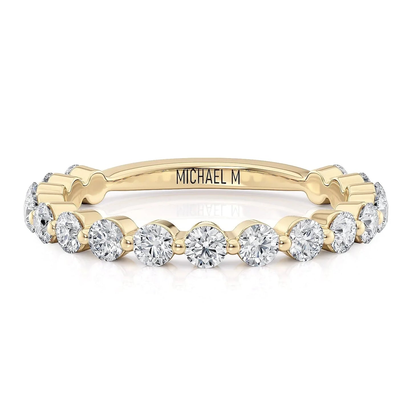 MICHAEL M Wedding Bands 18K Yellow Gold Wedding Band R790B R790B